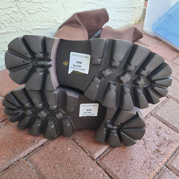 Jeffrey Campbell Brown Over the Knee Boots - Picture 7 of 9